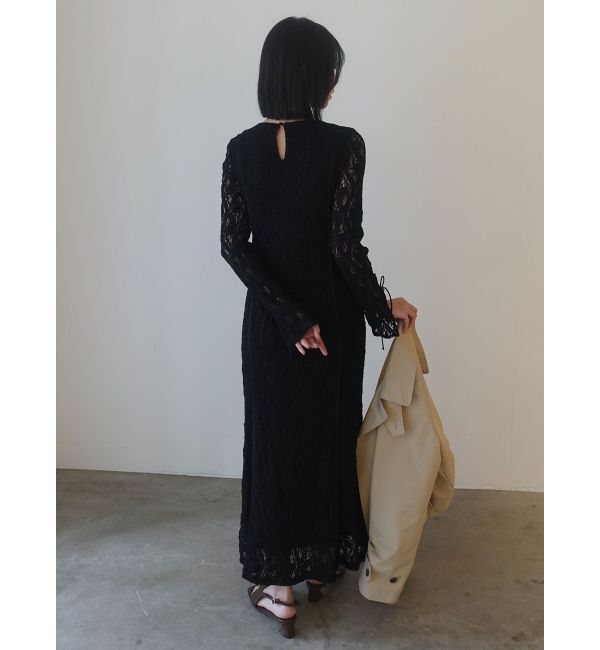 LAGUNAMOON「カットアウトデザインレースワンピース」|ワンピース|
