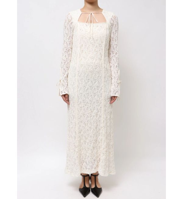 LAGUNAMOON「カットアウトデザインレースワンピース」|ワンピース|