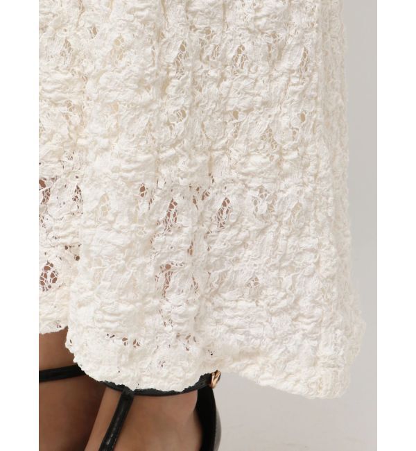 LAGUNAMOON「カットアウトデザインレースワンピース」|ワンピース|