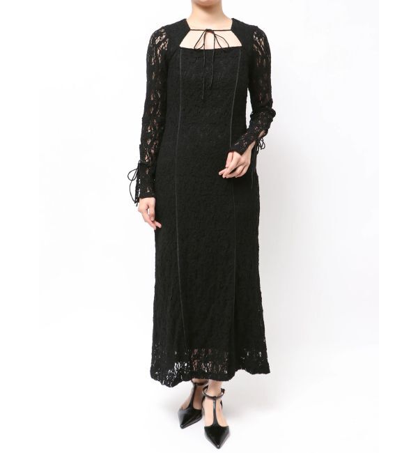 LAGUNAMOON「カットアウトデザインレースワンピース」|ワンピース|