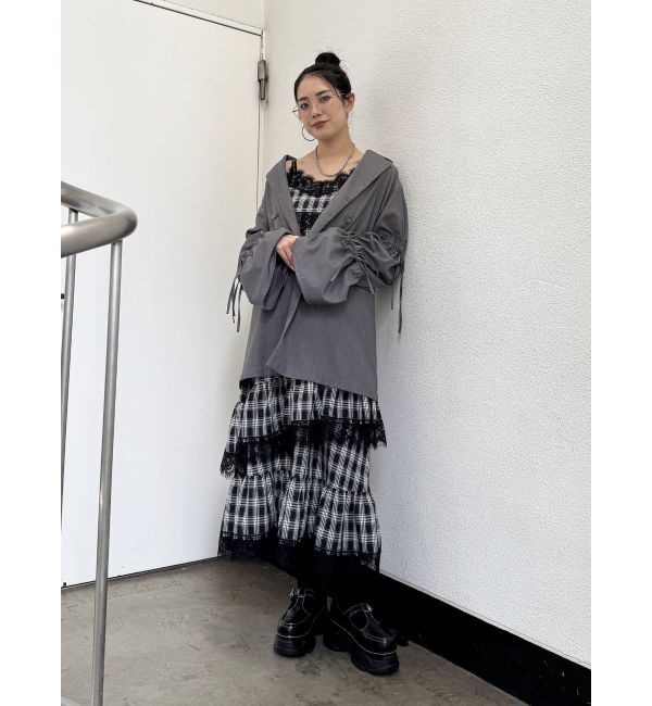 jouetie「リボンスリーブジャケットミニワンピース」|ワンピース|