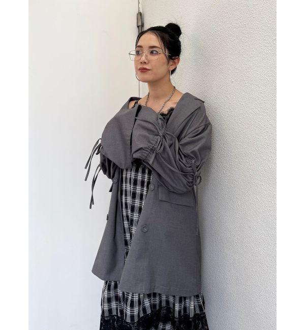 jouetie「リボンスリーブジャケットミニワンピース」|ワンピース|