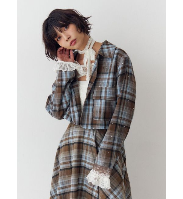 jouetie「カットアウトレーストップス」|Tシャツ・カットソー|