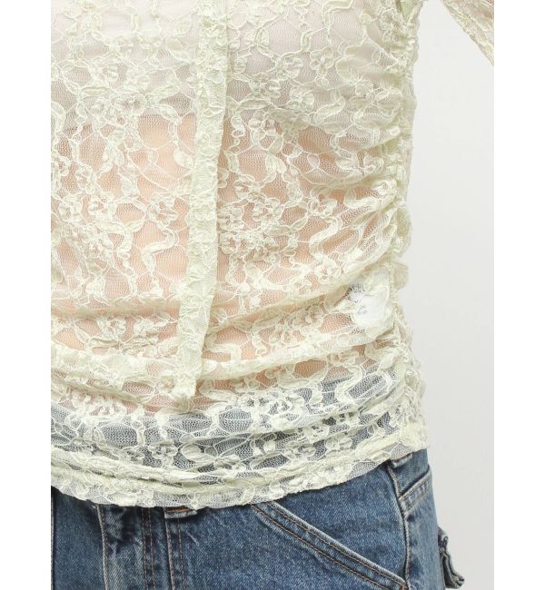 jouetie「カットアウトレーストップス」|Tシャツ・カットソー|