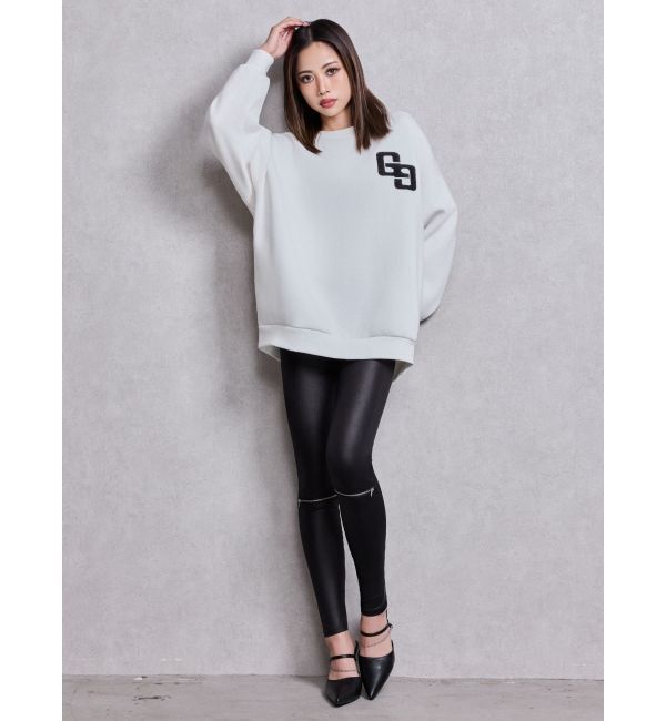 GYDA「GDビジューMOLDチェーンストラップポインテッドミュール」|パンプス|