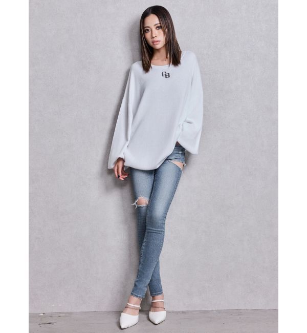 GYDA「GDビジューMOLDチェーンストラップポインテッドミュール」|パンプス|