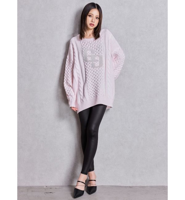 GYDA「GDビジューMOLDチェーンストラップポインテッドミュール」|パンプス|