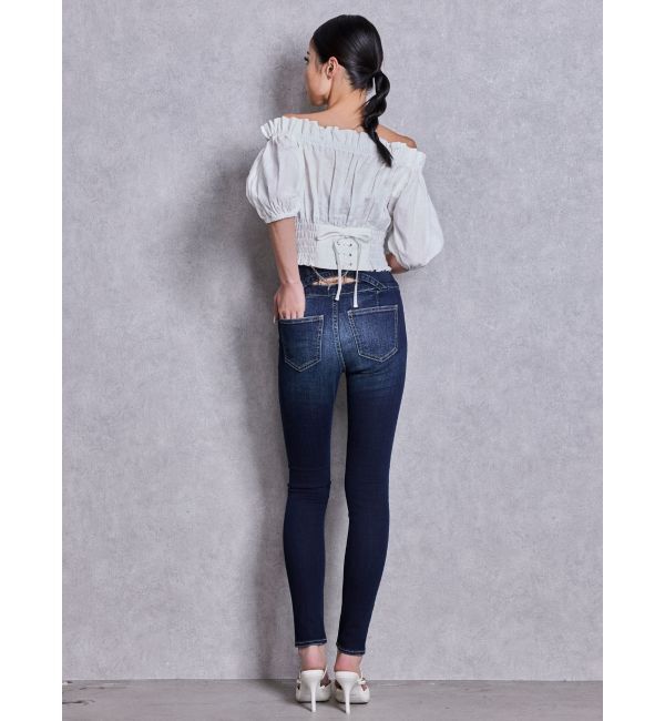 GYDA「GDビジューMOLDチェーンストラップポインテッドミュール」|パンプス|