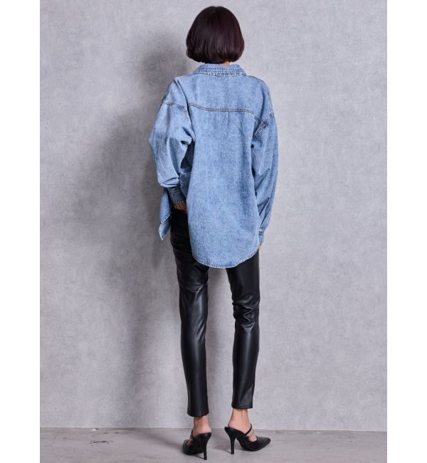 GYDA「GDビジューMOLDチェーンストラップポインテッドミュール」|パンプス|