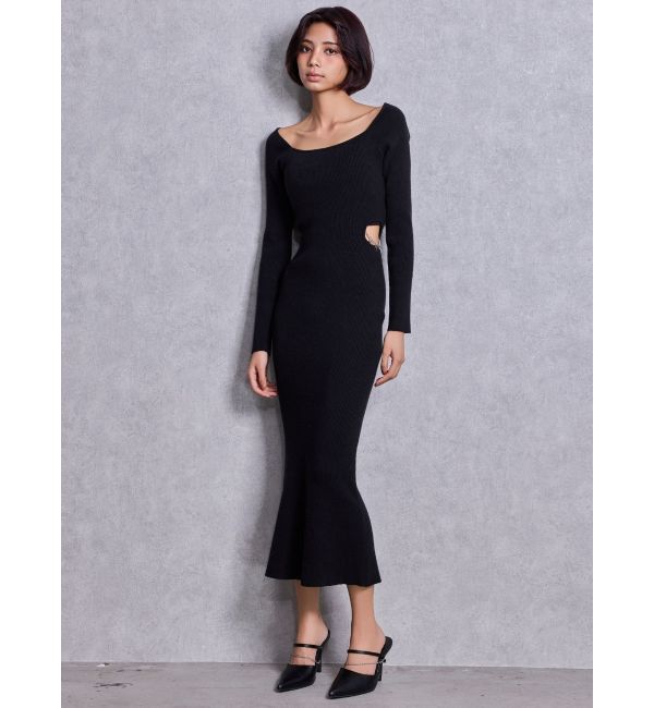 GYDA「GDビジューMOLDチェーンストラップポインテッドミュール」|パンプス|