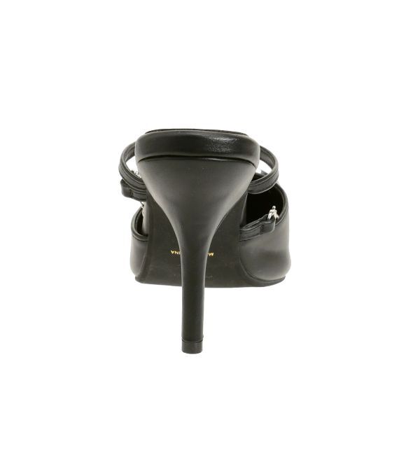 GYDA「GDビジューMOLDチェーンストラップポインテッドミュール」|パンプス|