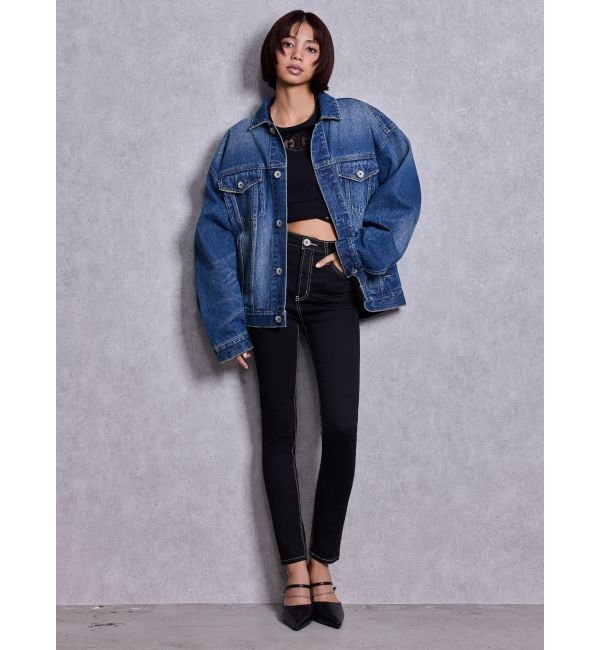 GYDA「GDビジューMOLDチェーンストラップポインテッドミュール」|パンプス|