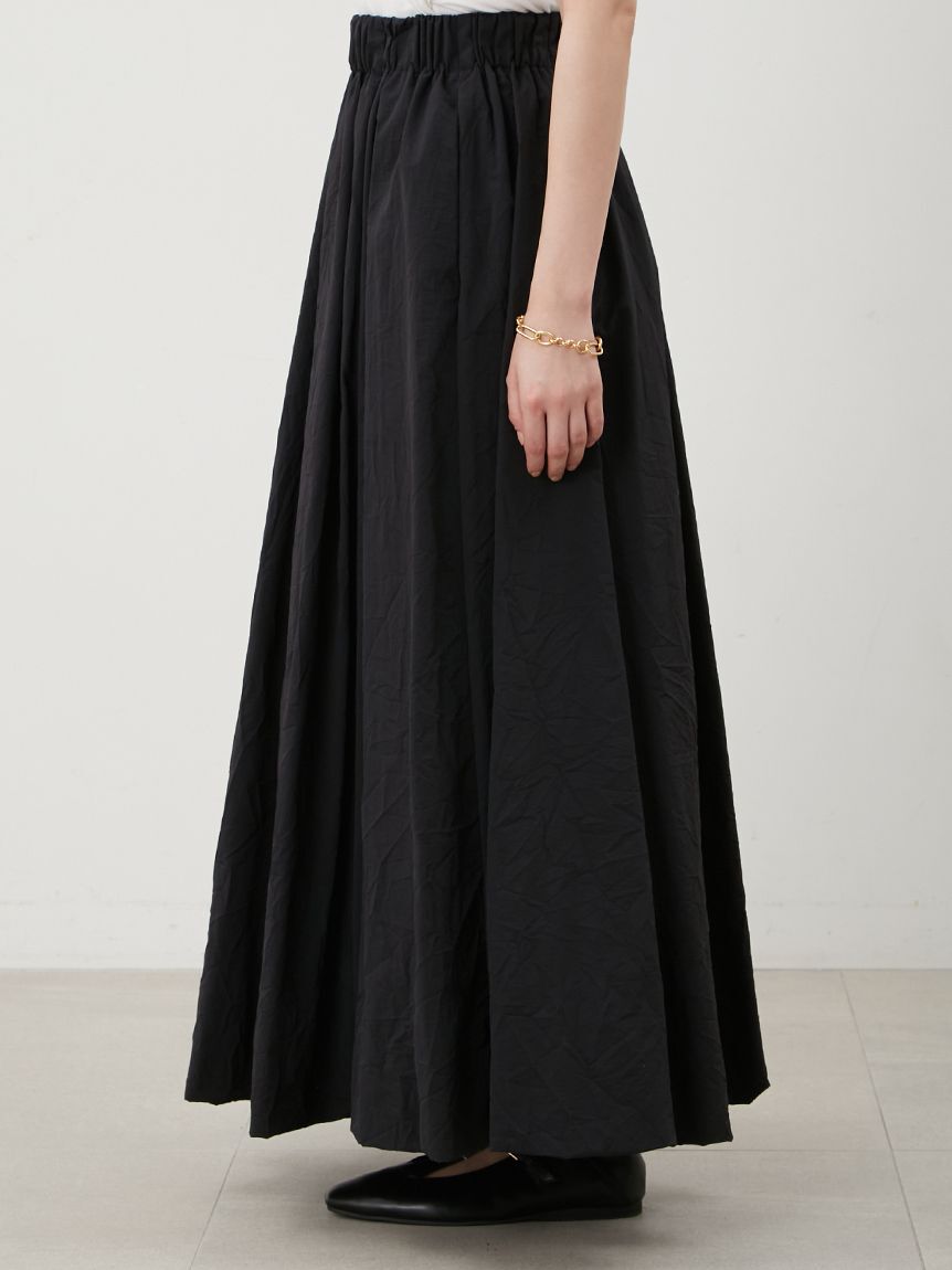 Mila Owen「マキシウエストドロストワッシャーバルーンスカート」|スカート|