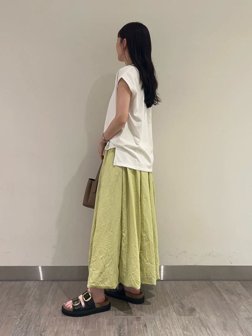 Mila Owen「マキシウエストドロストワッシャーバルーンスカート」|スカート|