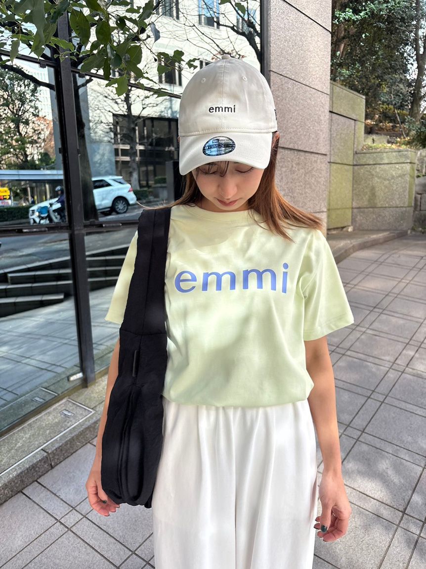 emmi atelier「【10th】【emmi|NEW ERA】9TWENTY emmiロゴキャンバスキャップ」|キャップ・キャスケット|