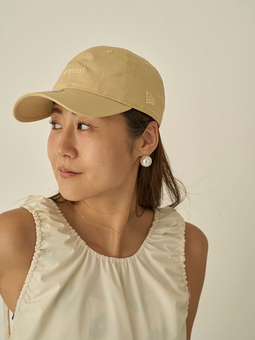 emmi atelier「【10th】【emmi|NEW ERA】9TWENTY emmiロゴキャンバスキャップ」|キャップ・キャスケット|YEL
