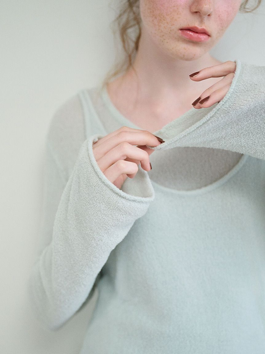 gelato pique「シアー プルオーバー」|ルームウェア|