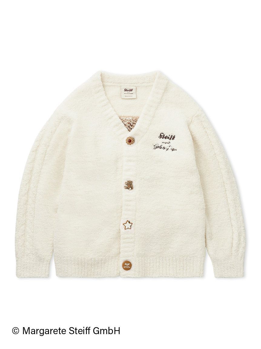 gelato pique「【Steiff】【UNISEX】パウダージャガードカーディガン」|ルームウェア|CRM