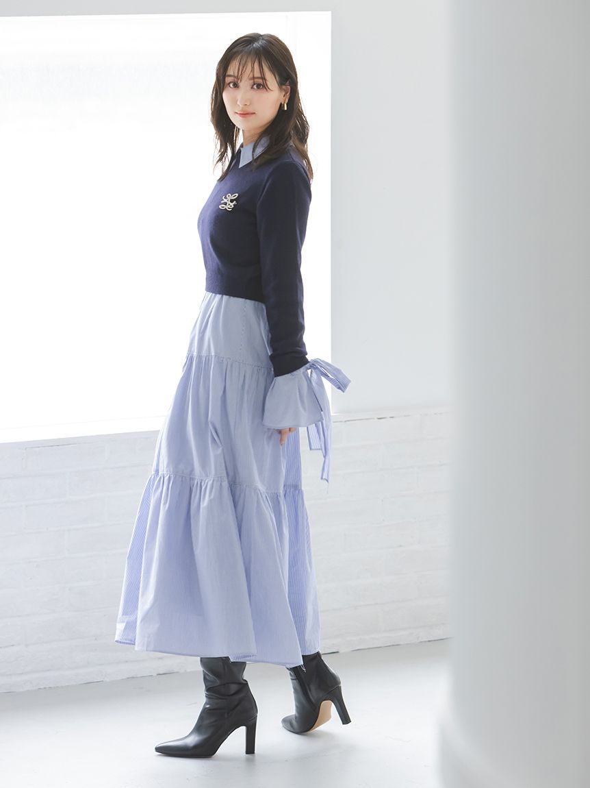 SNIDEL「フィットロングブーツ」|ロングブーツ|