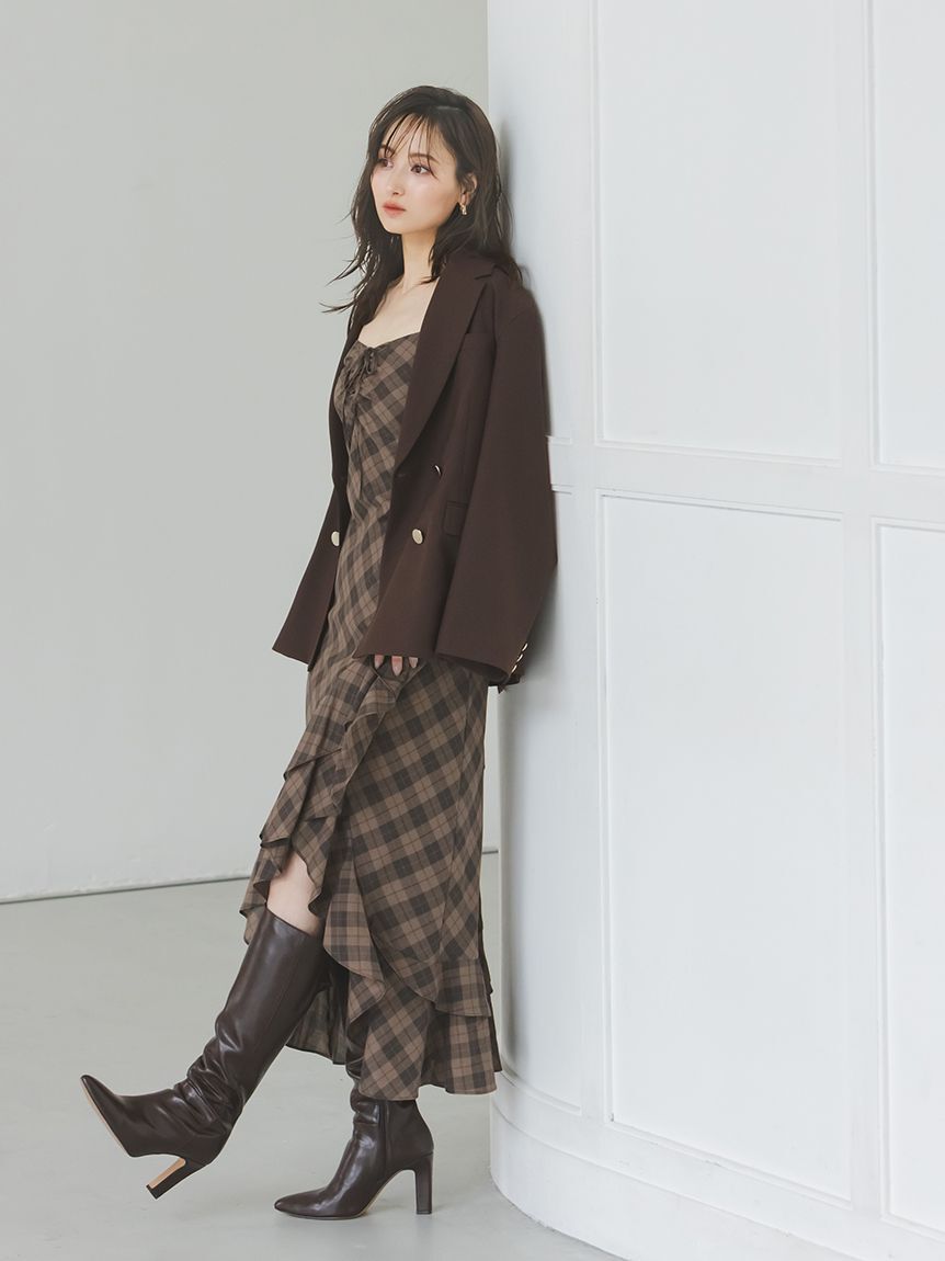 SNIDEL「フィットロングブーツ」|ロングブーツ|