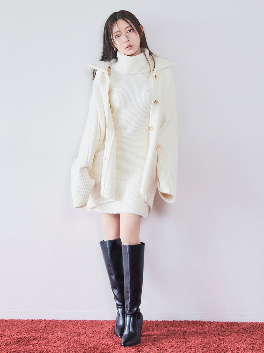 SNIDEL「フィットロングブーツ」|ロングブーツ|