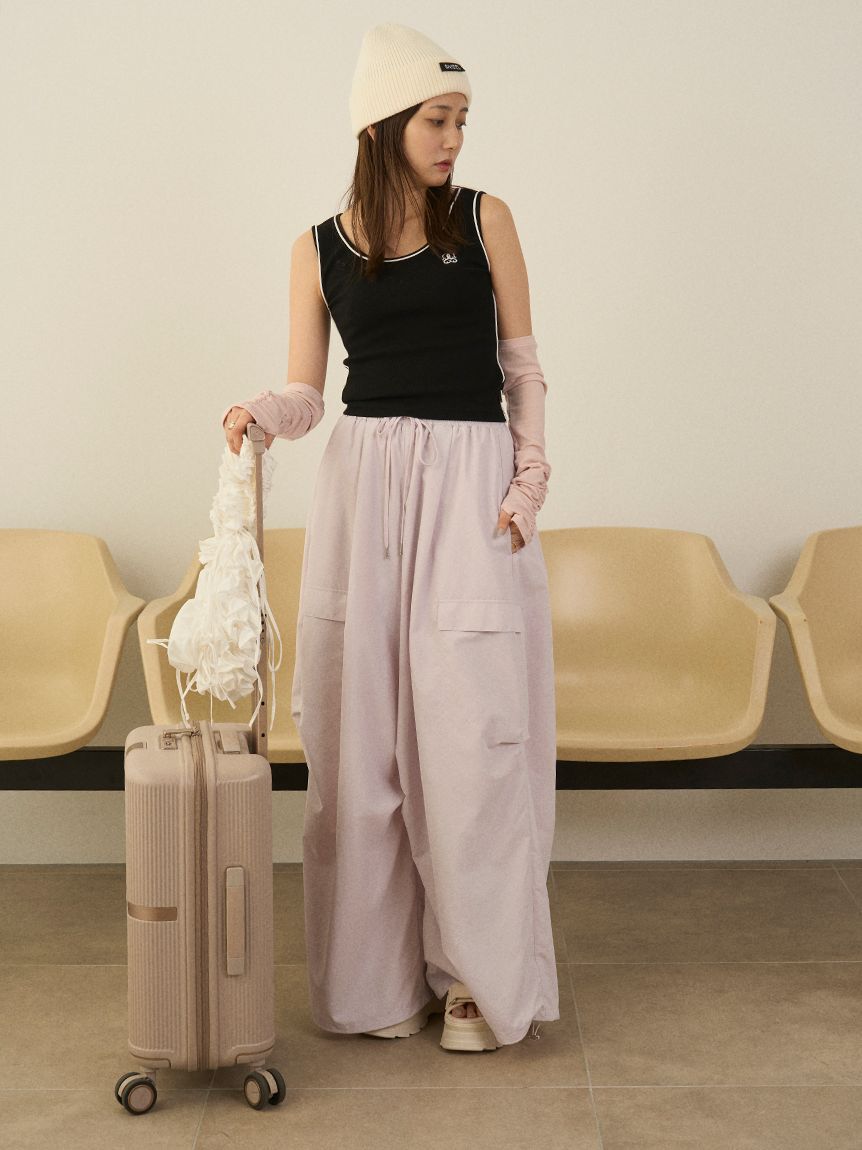 SNIDEL「パイピングディテールノースリタンク」|タンクトップ|