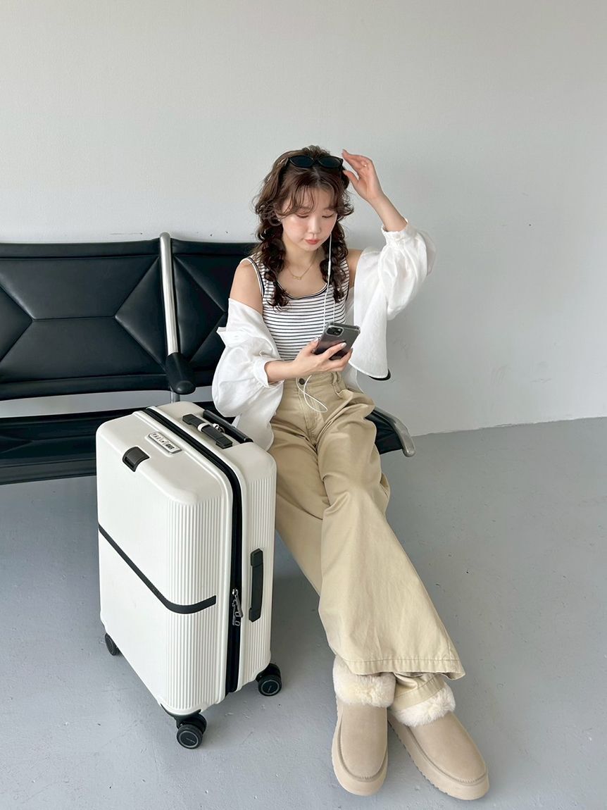 SNIDEL「パイピングディテールノースリタンク」|タンクトップ|