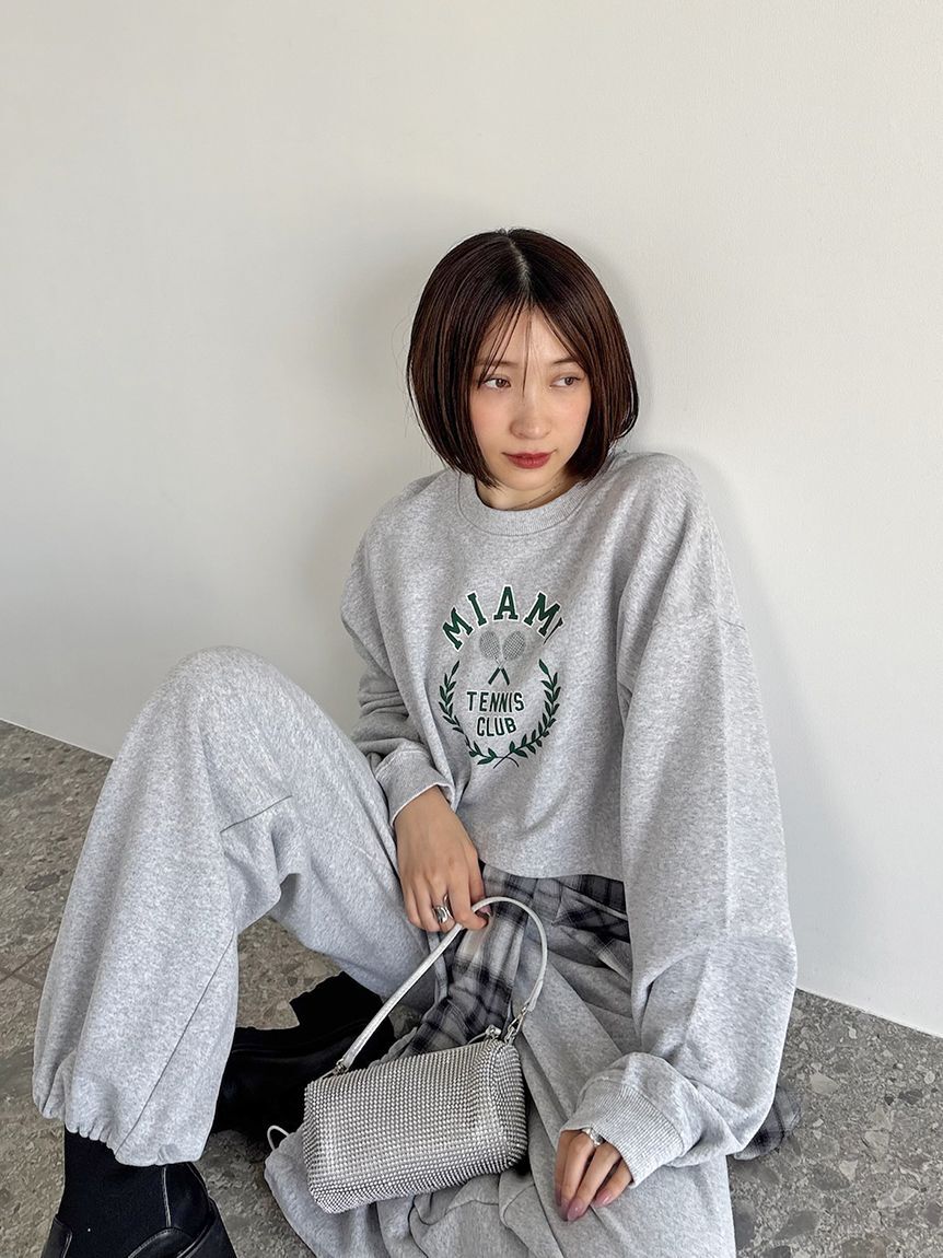 SNIDEL「【NUTMEG】コラボクロップドTシャツ」|Tシャツ・カットソー|