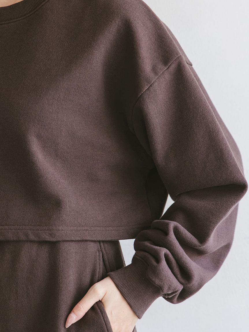 SNIDEL「【NUTMEG】コラボクロップドTシャツ」|Tシャツ・カットソー|