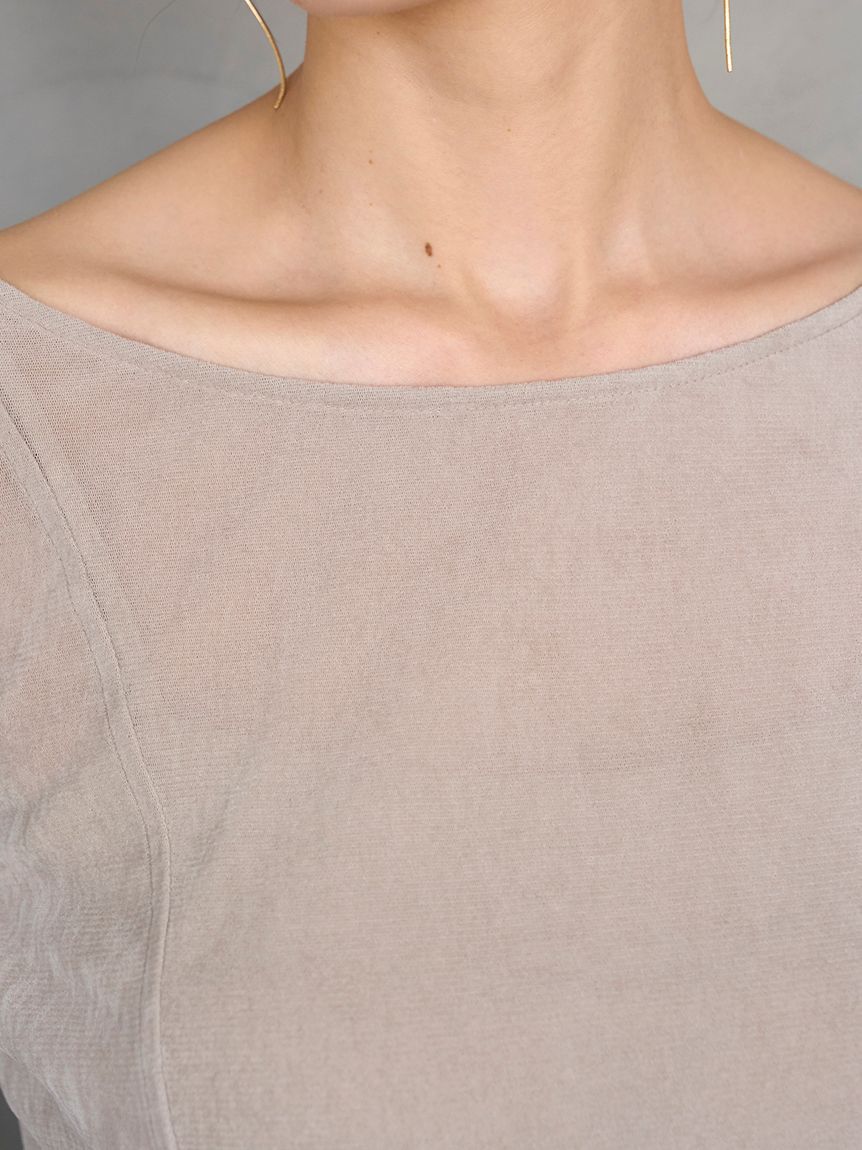 SNIDEL「カップインベロアカットソー」|Tシャツ・カットソー|