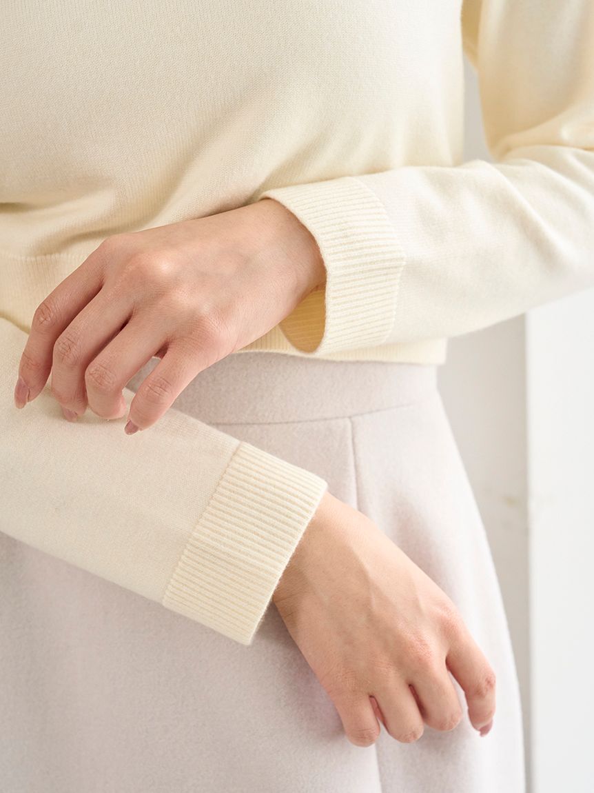 SNIDEL「ブローチ付きニットプルオーバー」|ニット・セーター|