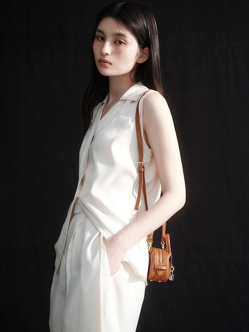 FRAY I.D「ウォッシャブルクールサテンショートパンツ／ウォッシャブル・接触冷感」|その他|