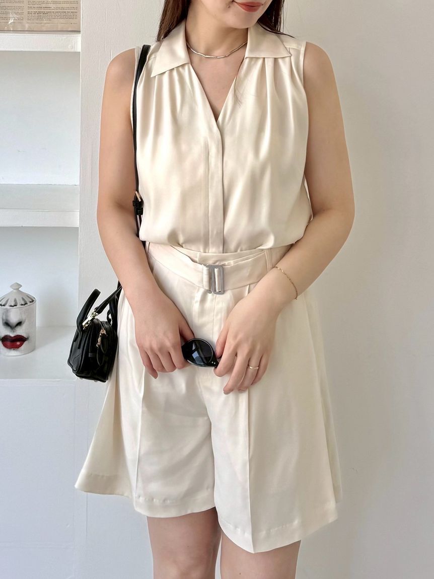 FRAY I.D「ウォッシャブルクールサテンショートパンツ／ウォッシャブル・接触冷感」|その他|