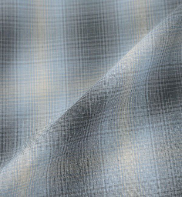 MACKINTOSH PHILOSOPHY「ショートレギュラーカラーシャツ オンブレチェック」|シャツ・ブラウス|