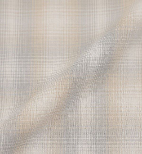 MACKINTOSH PHILOSOPHY「ショートレギュラーカラーシャツ オンブレチェック」|シャツ・ブラウス|