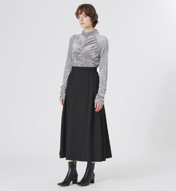  「ジャカードフレアスカート」|スカート|