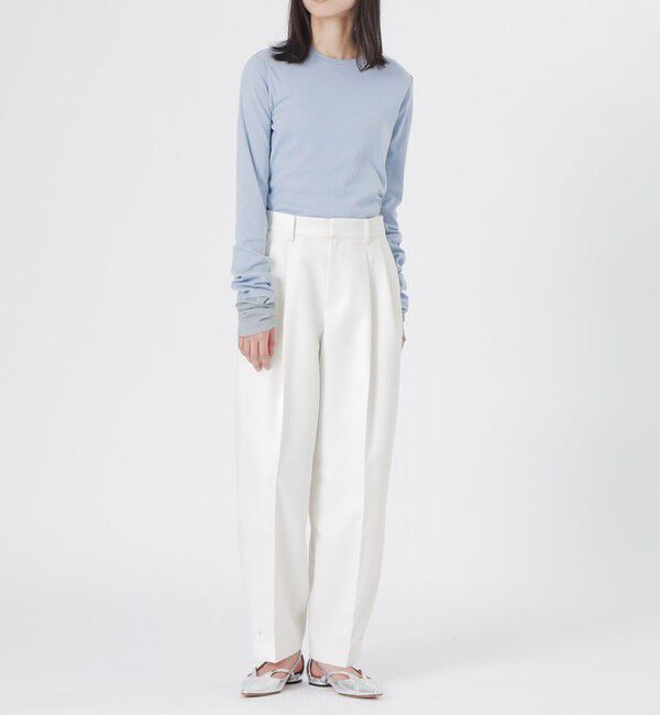  「テレコブロッキングトップス」|Tシャツ・カットソー|