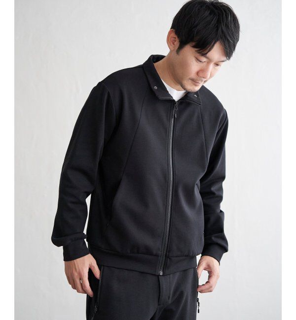ikka「テックストレッチ2WAYジップパーカ」|カーディガン|