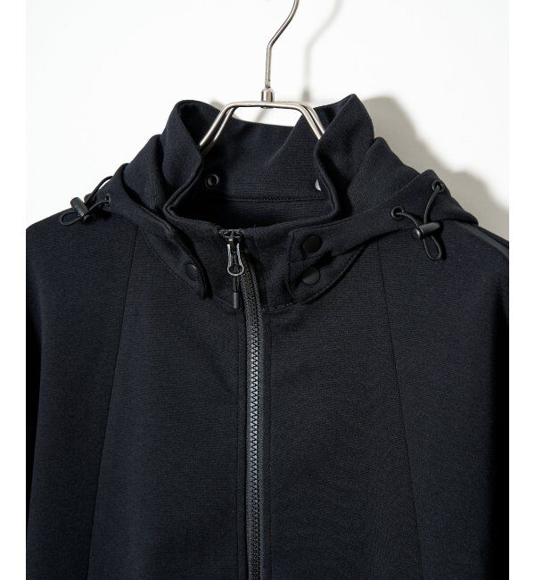 ikka「テックストレッチ2WAYジップパーカ」|カーディガン|