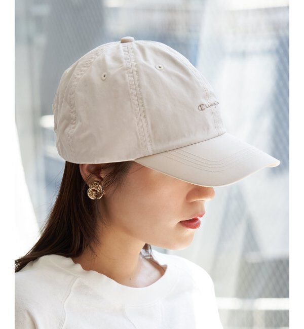 ikka「Champion チャンピオン ロゴ刺繍キャップ」|その他|オフホワイト