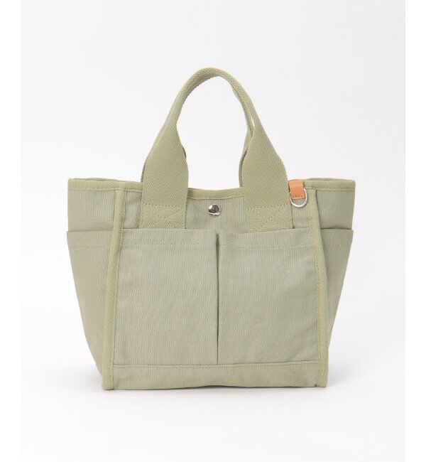 ikka「キャンバスパイピングミニトートバッグ」|その他|ピスタチオグリーン