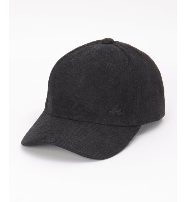 Lbc with Life「コーデュロイ刺繍キャップ」|その他|ブラック