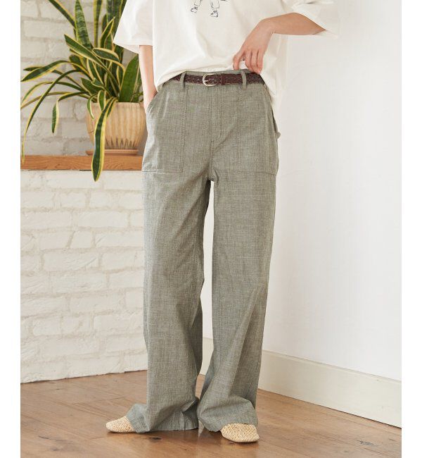 Lbc with Life「コットンシャンブレーベーカーパンツ」|その他|