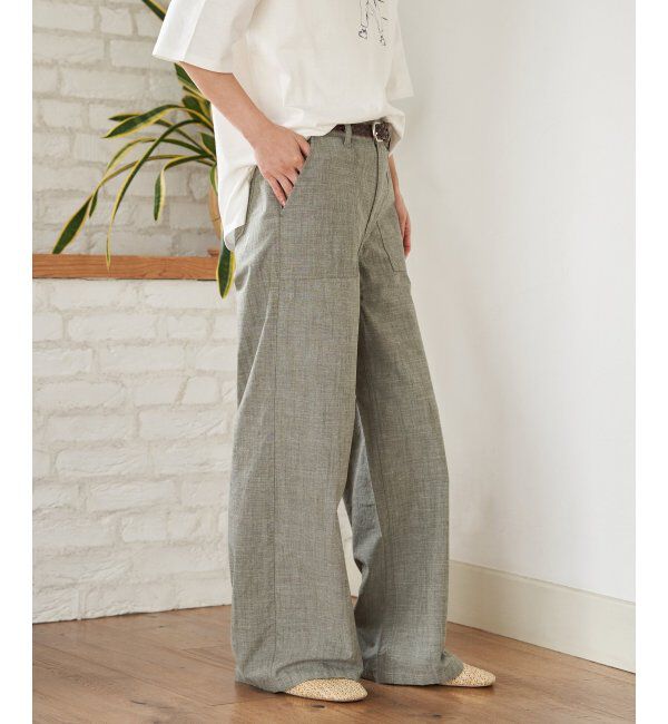 Lbc with Life「コットンシャンブレーベーカーパンツ」|その他|