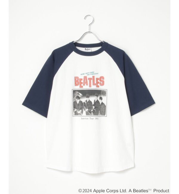 VENCE share style「THE BEATLES ザ ビートルズ ツアーラグランTシャツ」|Tシャツ・カットソー|ネイビー