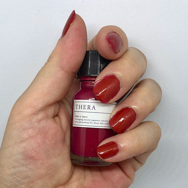  「THERA マニュアンドペディ キュアエマルジョン 万葉集色おきなぐさ 本体/」|ネイルカラー|