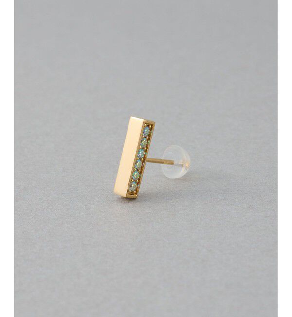 ete「[カラーリスト] ビジュー リバーシブル ピアス イエローゴールド」|ピアス|