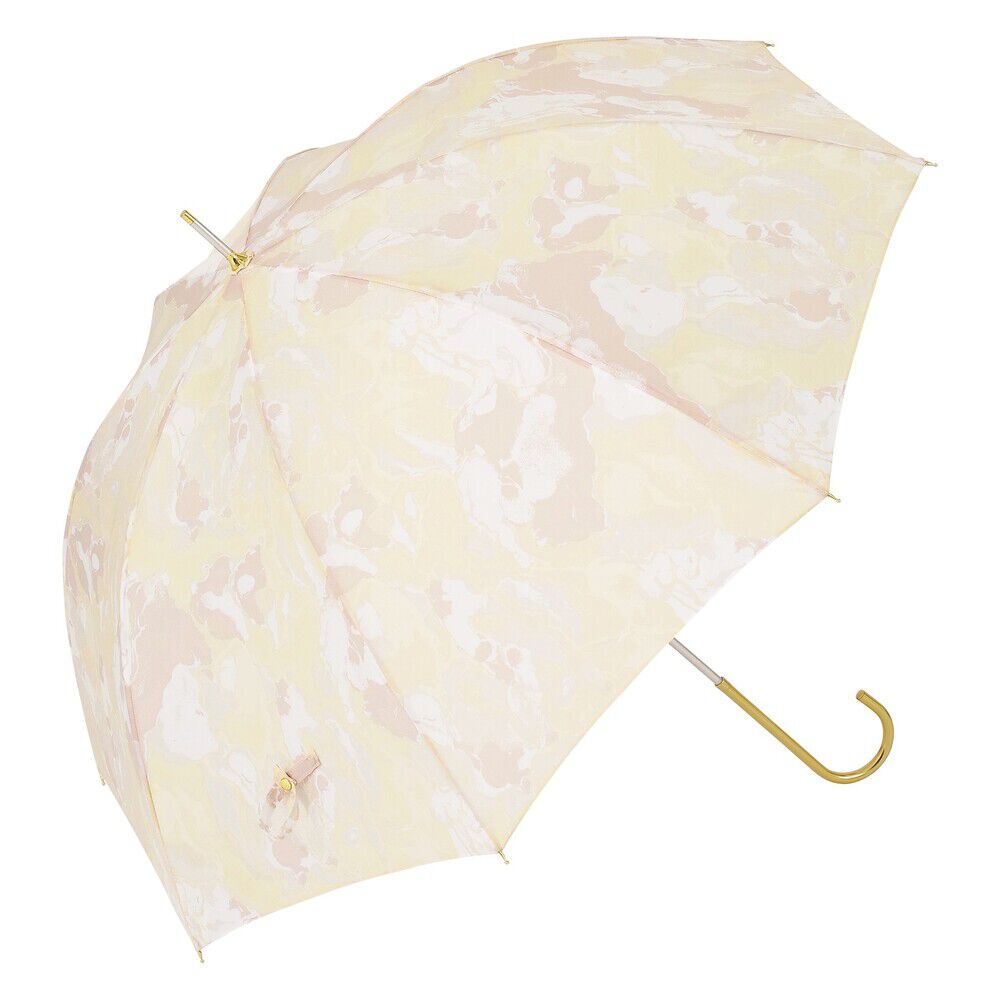 BACKYARD FAMILY「ニフティカラーズ 長傘 通販 nifty colors 傘 レディース 手開き 58cm 雨傘」|傘|ベージュ1