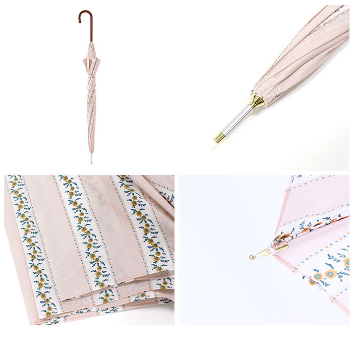 BACKYARD FAMILY「ニフティカラーズ 長傘 通販 nifty colors 傘 レディース 手開き 58cm 雨傘」|傘|