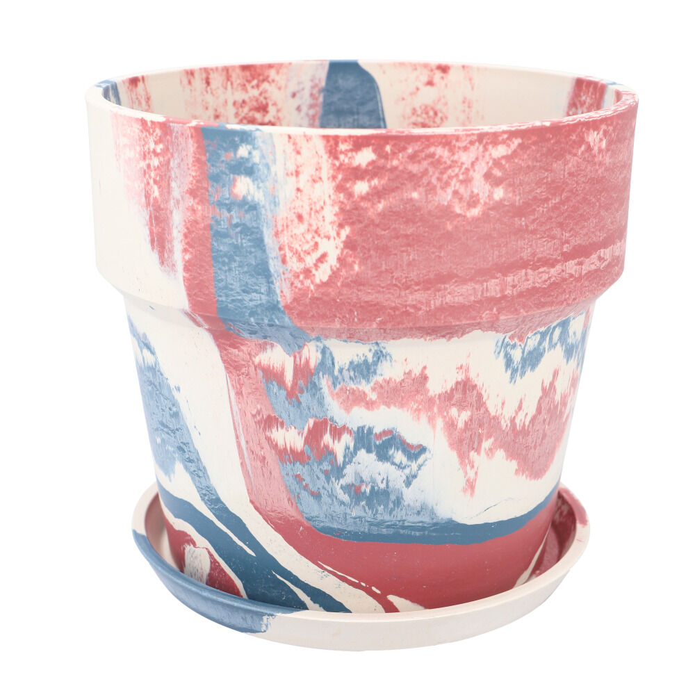 BACKYARD FAMILY「植木鉢 プラスチック お洒落 5号 通販 プランター おしゃれ 植木 鉢 ポット 花鉢 5号鉢」|その他|パープル1